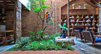 Desidera ritrovare il contatto con la natura: i nipoti architetti realizzano per lui un paradiso