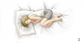 2. Si vous dormez dans une position fœtale ...
