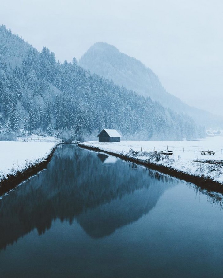 Anche in inverno l'aspirante fotografo non rinuncia ad immergersi nei paesaggi che il suo Paese ha da offrirgli!
