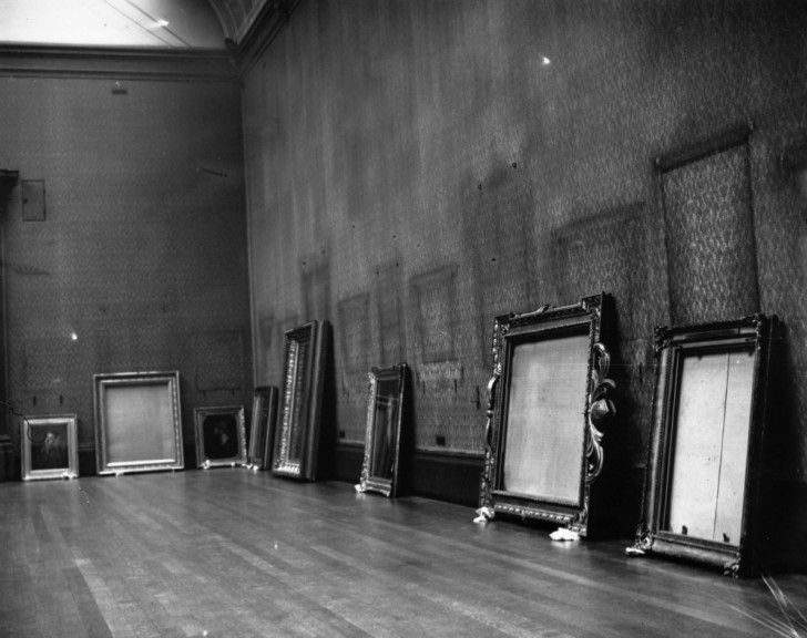 Voici la National Gallery, après que tout ait été caché par les nazis pendant la Seconde Guerre mondiale.