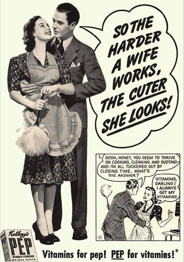 «Plus une épouse travaille dur, plus elle semble mignonne"