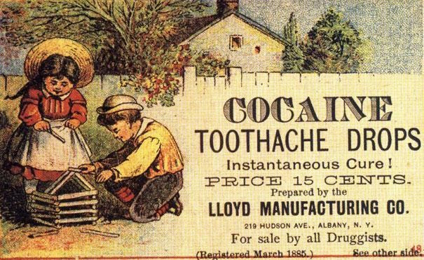 Des comprimés de cocaïne pour le mal de dents.