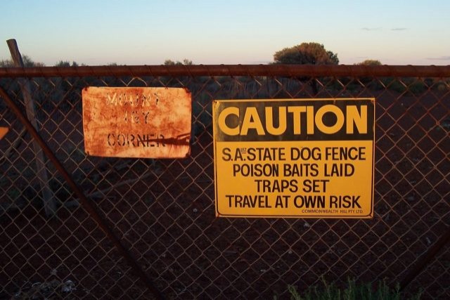 Si vous deviez arriver devant la clôture Dingo, sachez que vous ne pouvez pas la longer sans permission!