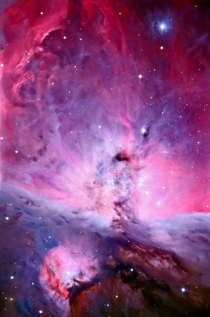 9. La nebulosa di Orione fotografata in altissima risoluzione.
