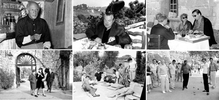 Anche negli anni '50 e '60, la struttura continuò ad attirare personaggi di spicco, inclusi quelli del mondo dello spettacolo: qui il cantante Yves Montand sposò l'attrice Simone Signoret.