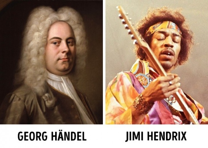 Le compositeur baroque George Frideric Handel a vécu au numéro 25 Brook Street à Londres: 200 ans plus tard, au numéro 23 a vécu le génie Jimi Hendrix.