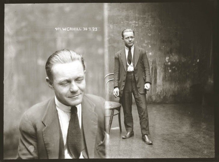 10. William Cahill, werd gearresteerd op 30 juli 1923.