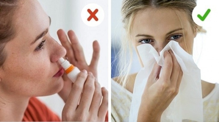 1.Utiliser le spray nasal avant de sortir de la maison.