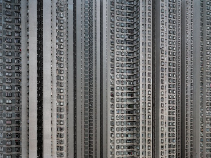 Des photos prises par le photographe allemand Michael Wolf à Hong Kong.