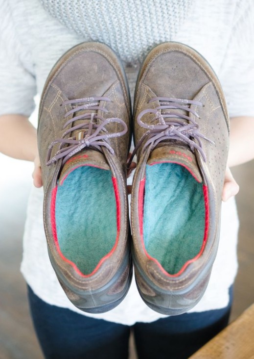 12. Pour transformer des chaussures de printemps en automnal, vous pouvez changer simplement la semelle.