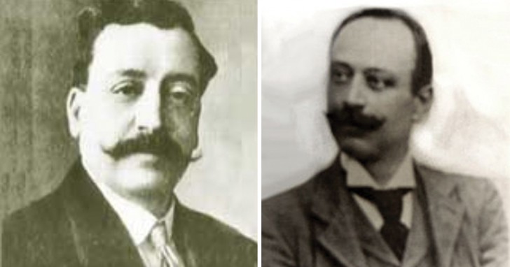 Il testo della canzone fu scritto nel 1898 da Giovanni Capurro (destra), che poi affidò la composizione musicale al compositore napoletano Eduardo di Capua.