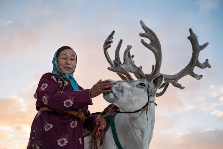 Uno dei punti di riferimento della famiglia di nomadi Ganbaa è Purev, l'anziana matriarca...