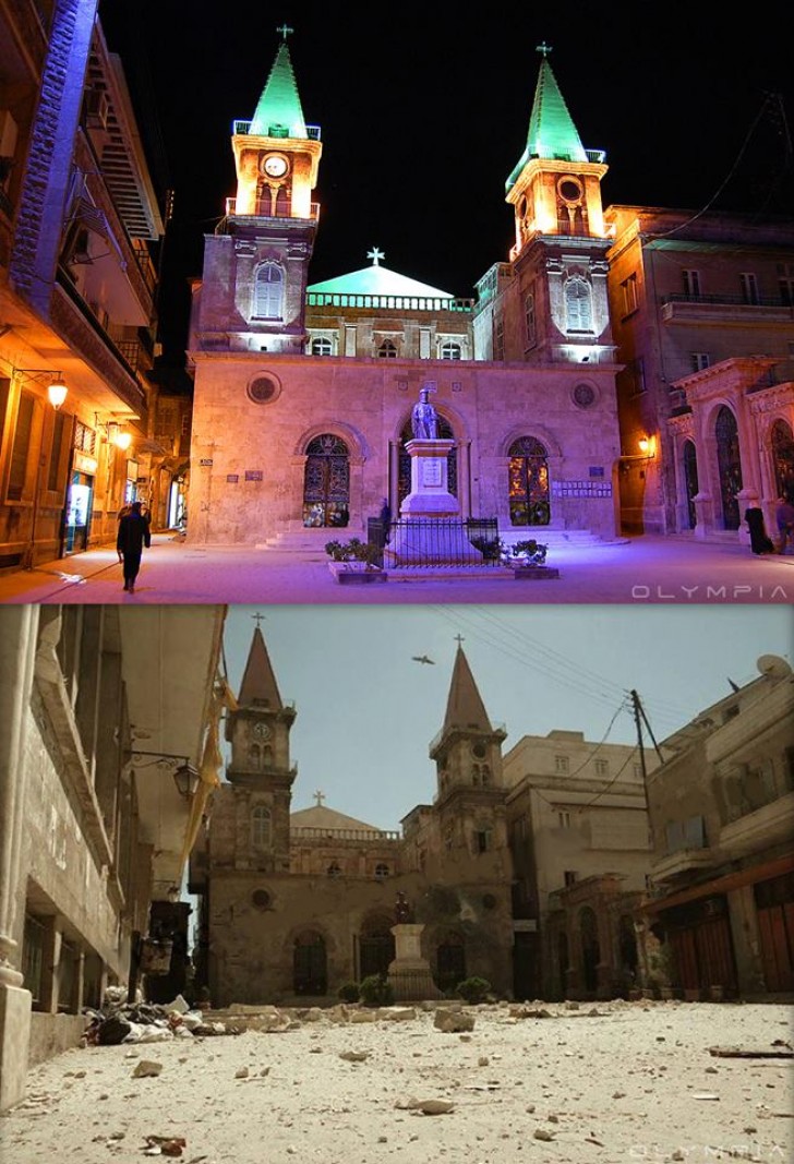 Place Farhat et l’église Maronite.