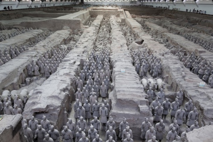 1. Esercito di Terracotta, che ha permesso uno sguardo più da vicino al Regno del primo Imperatore Cinese.