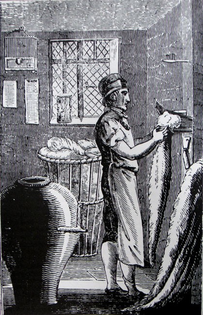 10. L'urine était également mélangée aux cendres : dans ce cas, elle était utilisée comme une lessive pour le linge.