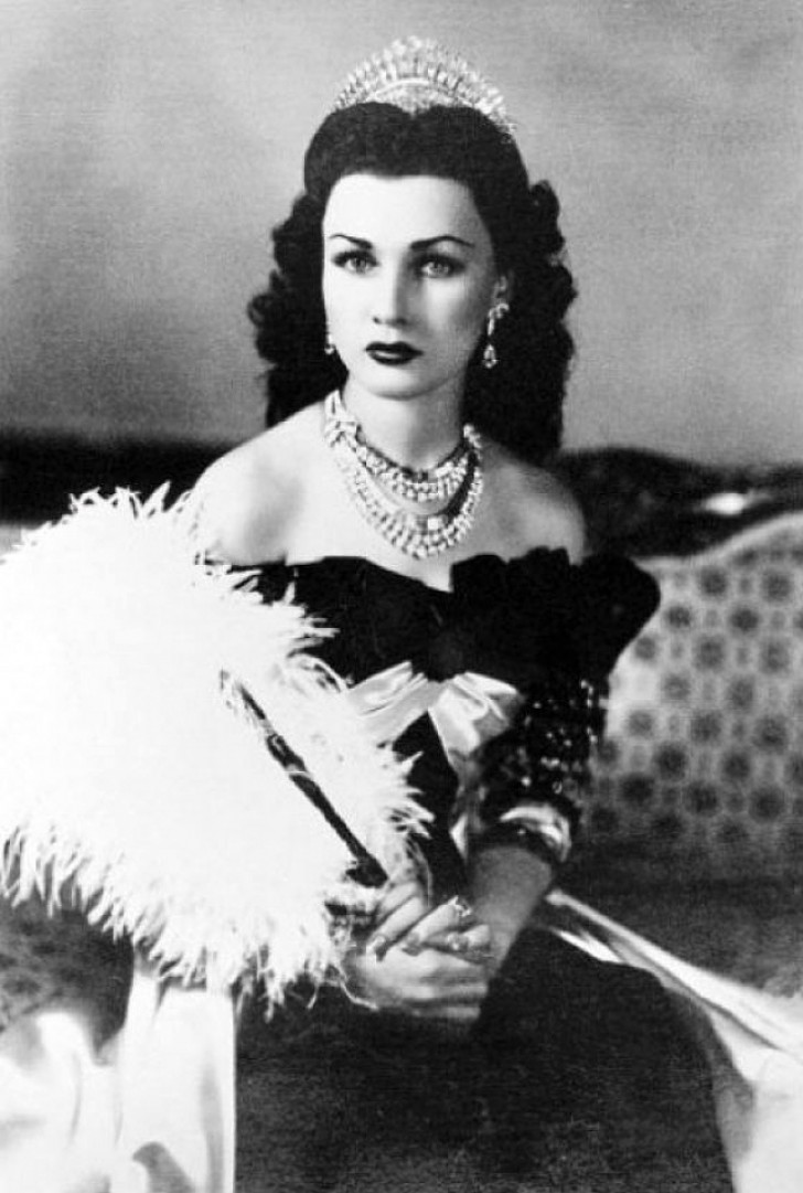 Fawzia Fuad, principessa dell'Iran e regina d'Egitto, nel 1939.