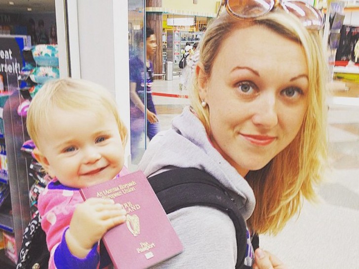 Pour Karen Edwards, la maternité de douze mois prévu a été l'occasion de faire ses bagages et de commencer un long voyage.