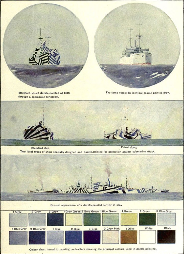 Navi da guerra a strisce: tecniche di camuffamento di inizio '900 per sfuggire agli attacchi in mare - 4