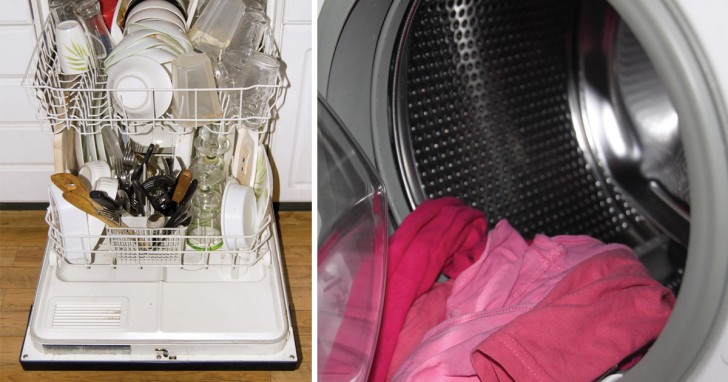 4. Dishwasher and washing machine.