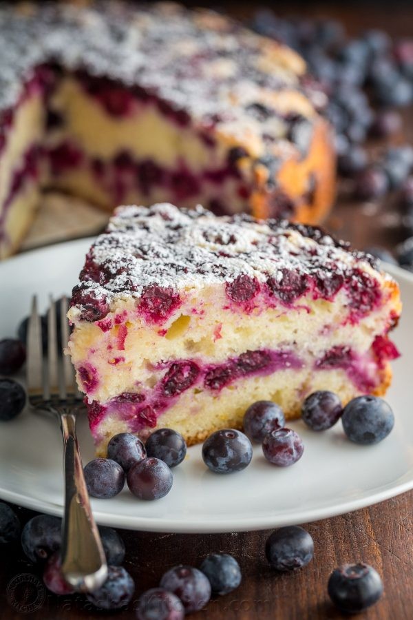 La vostra torta ai mirtilli è pronta: semplicemente incantevole!