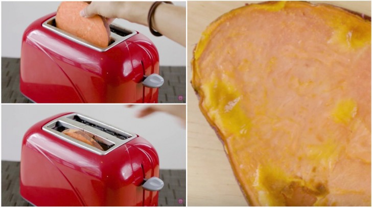 Inserite le fette nel tostapane, e cuocetele alla massima potenza fino a quando non risulteranno ammorbidite e leggermente arrostite.