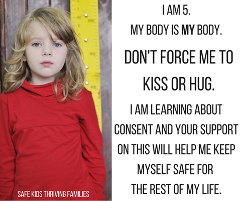 Je früher die Kinder lernen, dass ihr eigener Körper ihnen gehört und ihrer Verantwortung untersteht, desto besser.