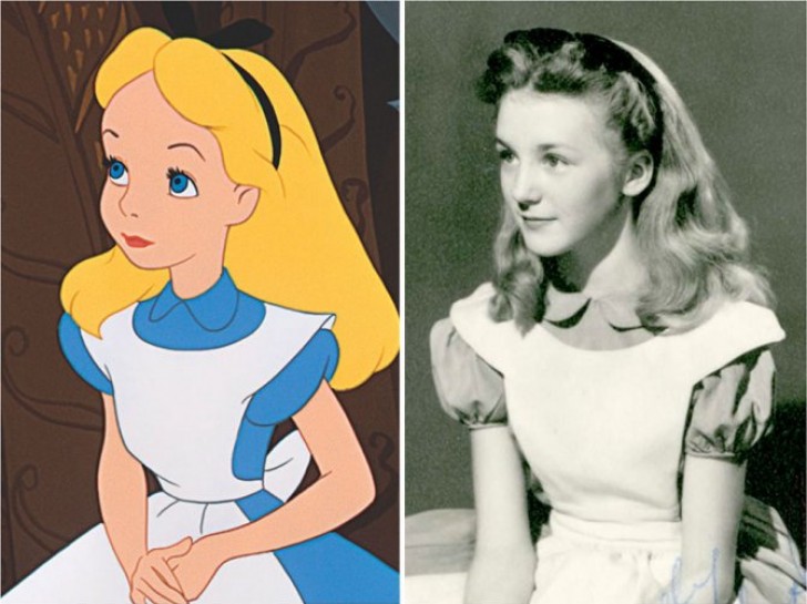 # 1. Dans ces images placées côte à côte, vous pouvez voir que la physionomie d'Alice a beaucoup a été inspirée par le visage de Kathryn.