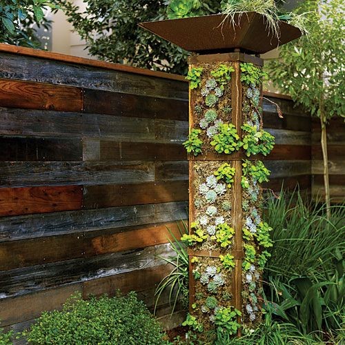 6. A green tower in your garden is just what has been missing!