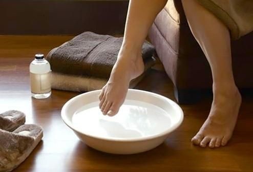 13. If in the evening your feet are sore just soak them in some hot water and chamomile.