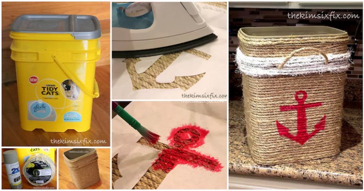 6. Transform a plastic bin into a clothes basket for dirty laundry.