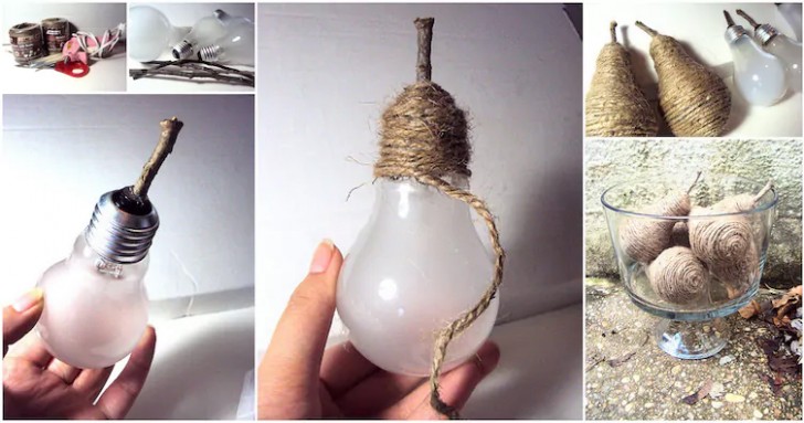 7. Burnt-out light bulbs can become still life decorations.