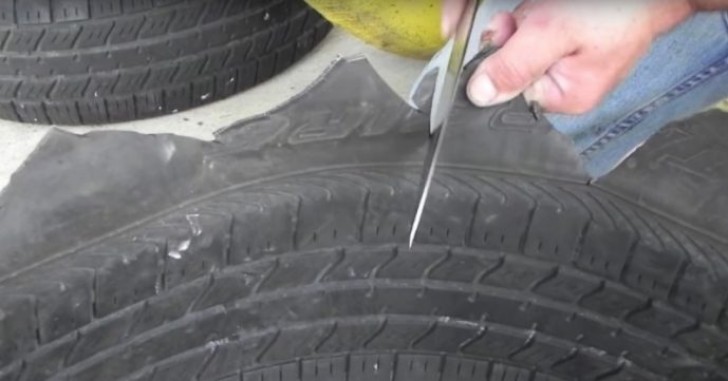 Como transformar um pneu em uma limda floreira - 5