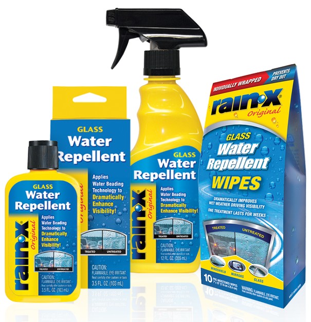 4. Car glass rain repellent