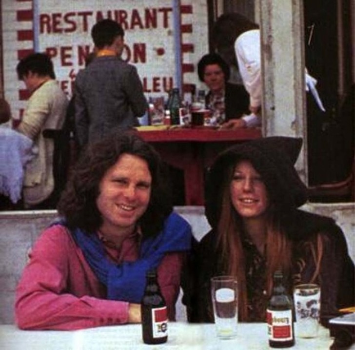 7. Het laatste kiekje van zanger Jim Morrison (1971).