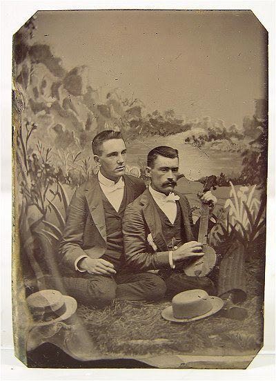 Un couple homosexuel dans les années 1870.