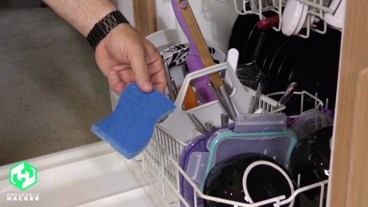 3. To disinfect practically 100% your kitchen sponges just place them in the dishwasher --- they will look like they are new!