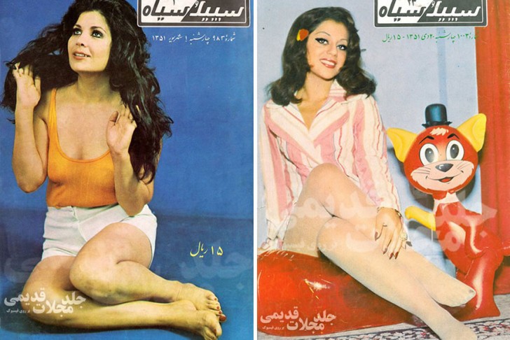 Als al die Arabische teksten er niet stonden dan zou je bij het bekijken van deze foto's deze gezichten niet snel koppelen aan Iran.