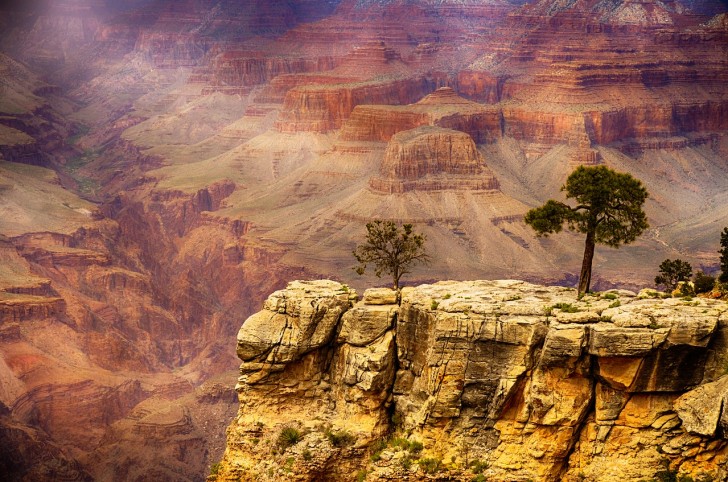 24. De Grand Canyon in Amerika...