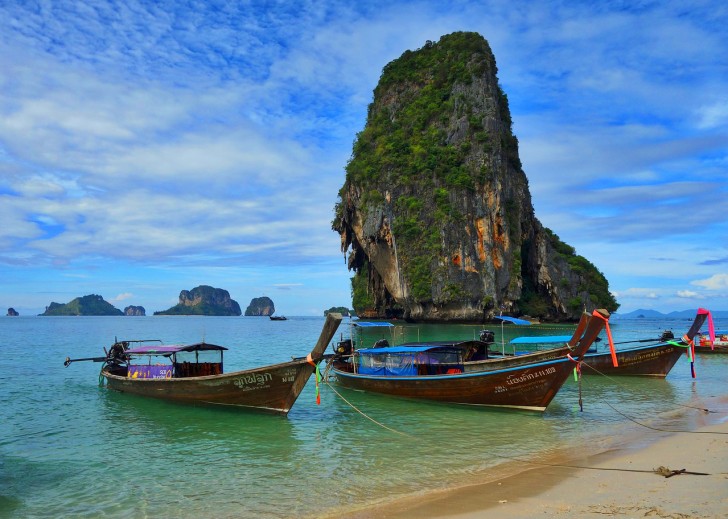 25. De eilanden van Thailand.