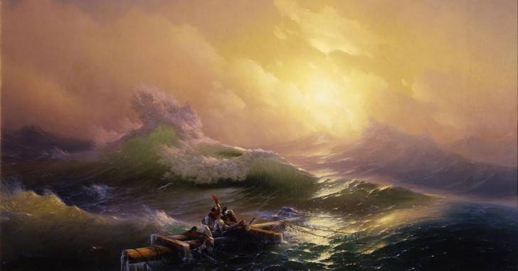 Quello per cui viene maggiormente ricordato oggi è quello intitolato "La nona onda" (1850), un olio su tela che in molti definiscono il quadro russo più bello di sempre.