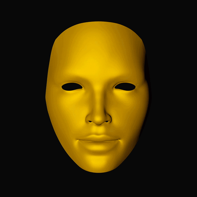 1. Ist die Maske nur auf einer Seite oder auf beiden Seiten konvex?