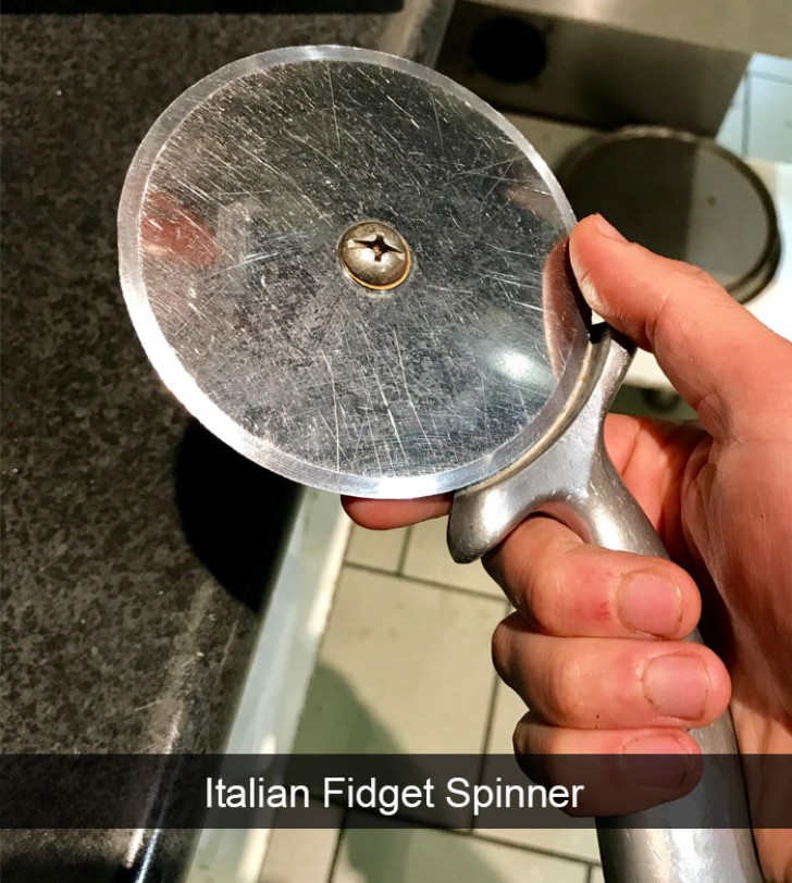 6. De Italiaanse fidget spinner.