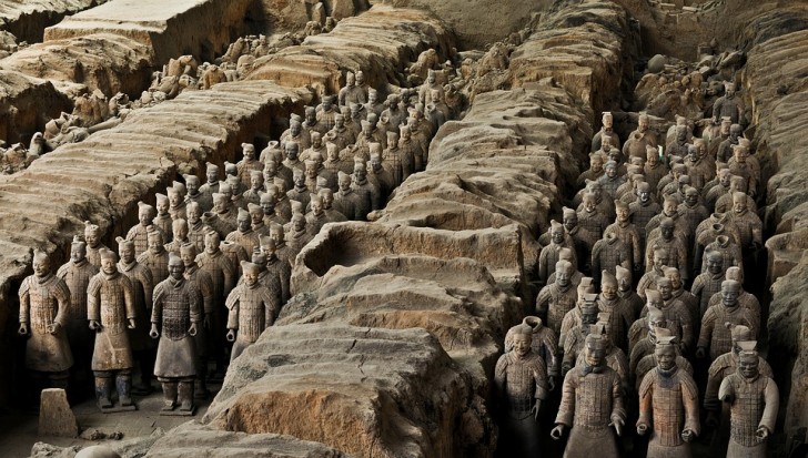Esercito di terracotta, Cina.