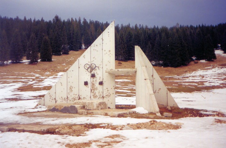 14. Sarajevo, 1984, Winterolympiade, olympisches Denkmal