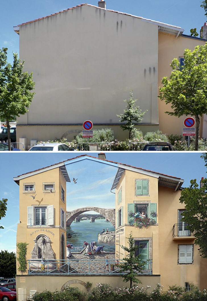 Questi giganteschi murales puntano ad arricchire il patrimonio culturale di una cittadina e della sua comunità.