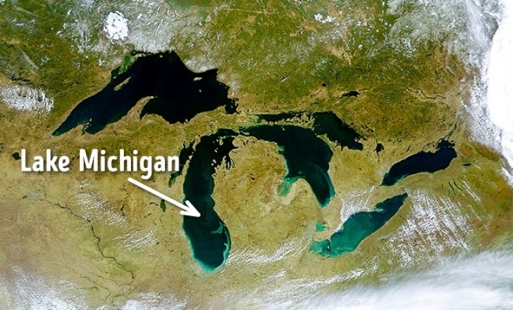 #3. Lago Michigan, USA