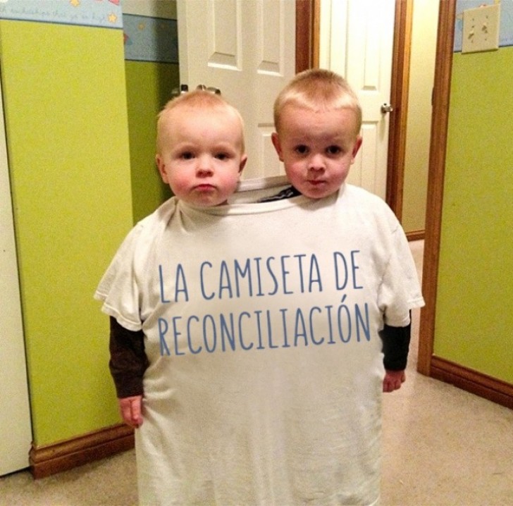 I figli devono sottostare alle regole dei genitori: ecco la maglietta della riconciliazione (forzata)!