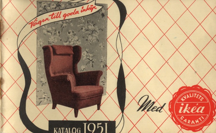 Le premier catalogue IKEA a été publié en 1951 (la société a été fondée quelques années avant, en 1943).