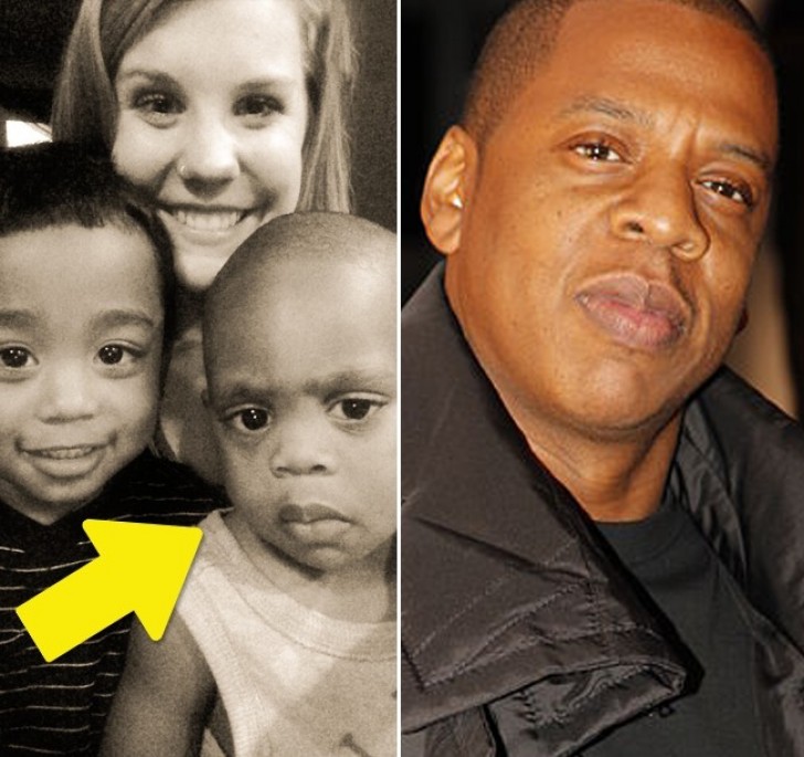 Und Jay-Z als Baby!
