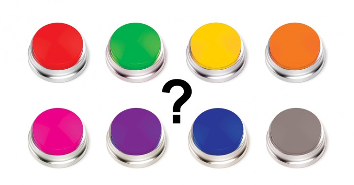 The color of the button you press may reveal some clues about your current mood - 1